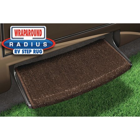 PREST-O-FIT Wraparound Radius RV Step Rug 22 in. Wide 2-0203